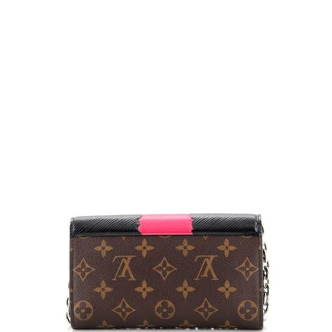 louis vuitton kabuki wallet|LOUIS VUITTON Monogram Kabuki Chain Wallet Black.